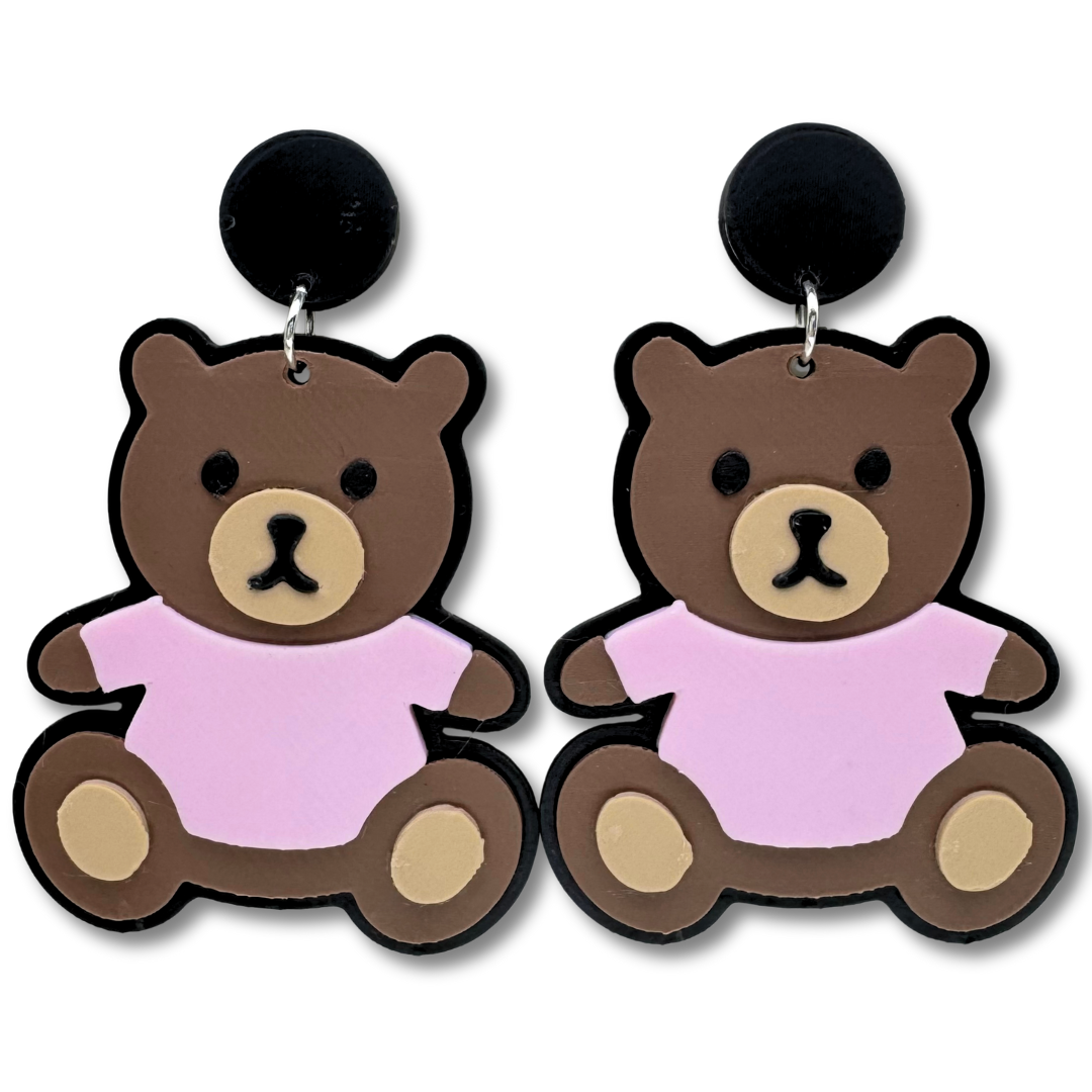 Teddy Bear Earrings