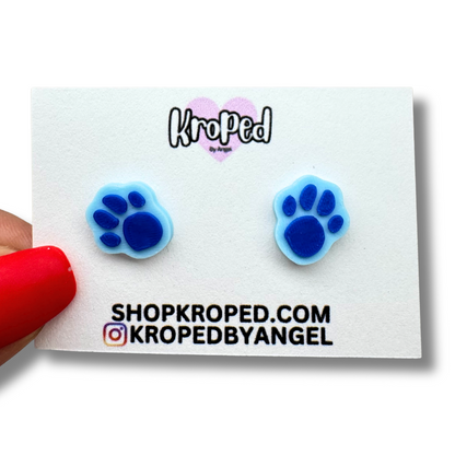 Cat Paw Cartoon Stud Earrings