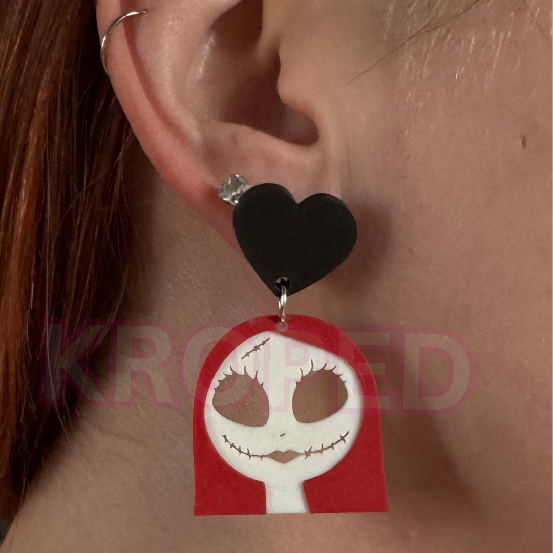 Stitched Up Couple Earrings