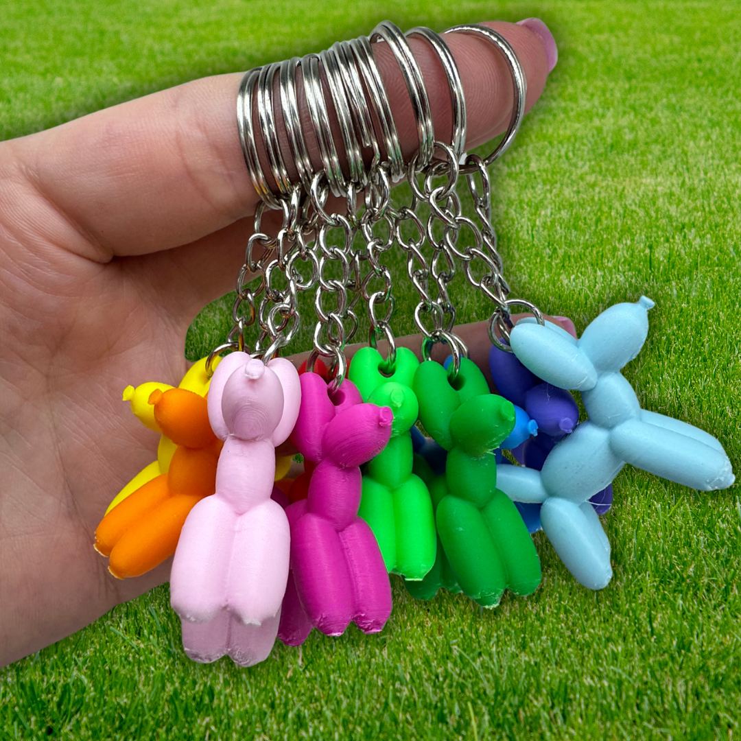 Balloon Dog Keychains