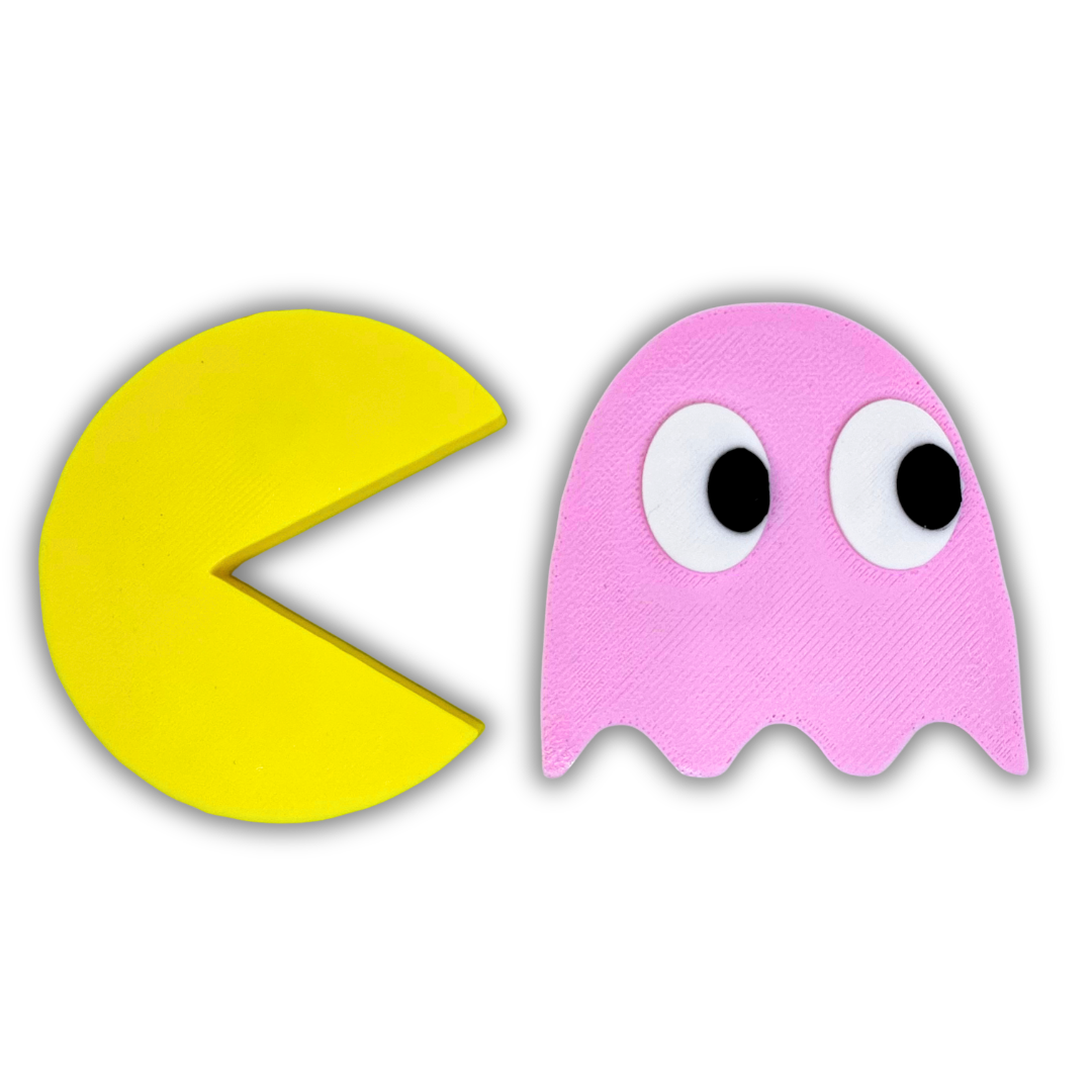 Retro Ghost Game Magnet