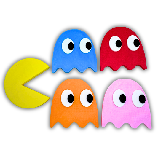 Retro Ghost Game Magnet