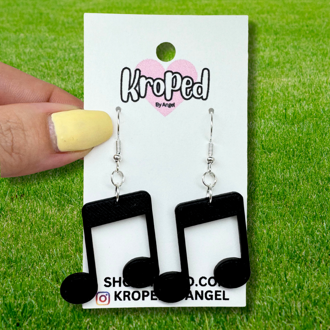 Music Note Earrings
