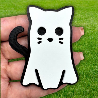Ghost Kitty Magnet
