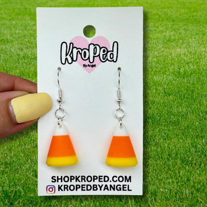 3D Candy Corn Earrings