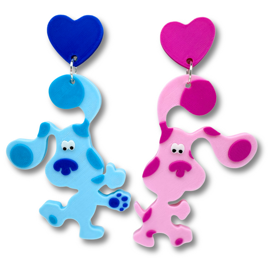 Dog Cartoon Character Dangle Earrings