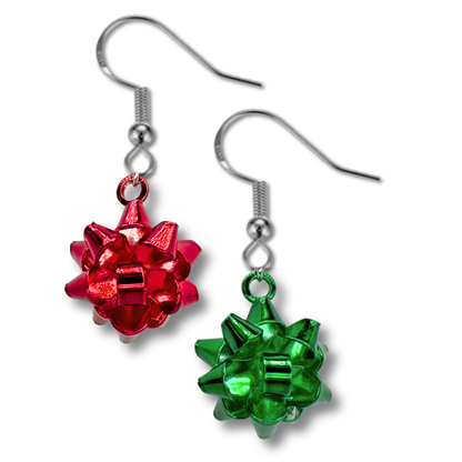 Present Bow Earrings