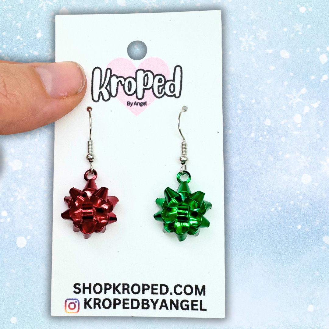 Present Bow Earrings
