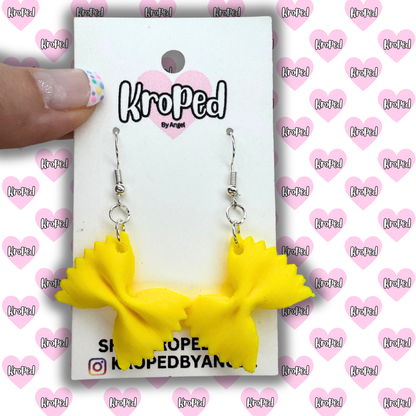 Pasta Noodle Earrings
