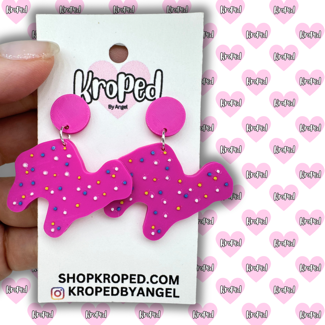 Iced Animal Cookie Earrings