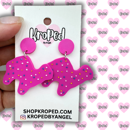 Iced Animal Cookie Earrings