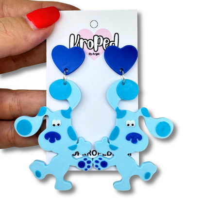 Dog Cartoon Character Dangle Earrings
