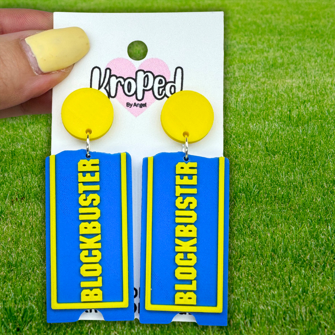 Movie Card Nostalgia Earrings