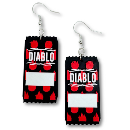 Hot Sauce Packet Earrings