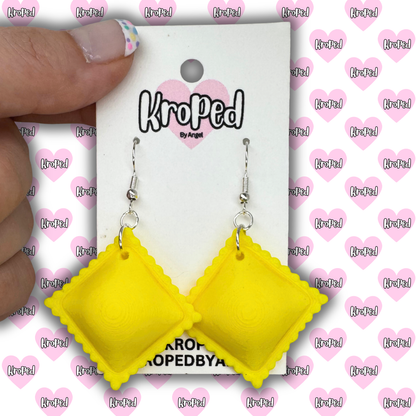 Pasta Noodle Earrings
