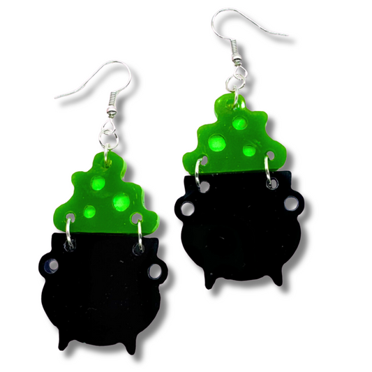 Witches Cauldron Earrings