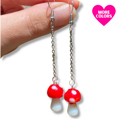 Mushroom Earrings