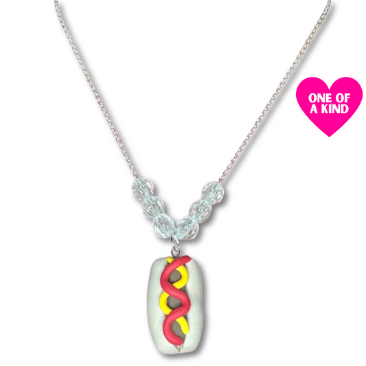 Hot Dog Necklace