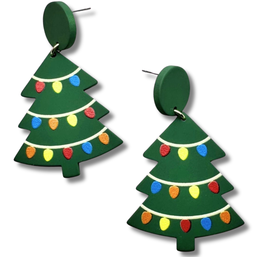 Christmas Tree Stud Earrings