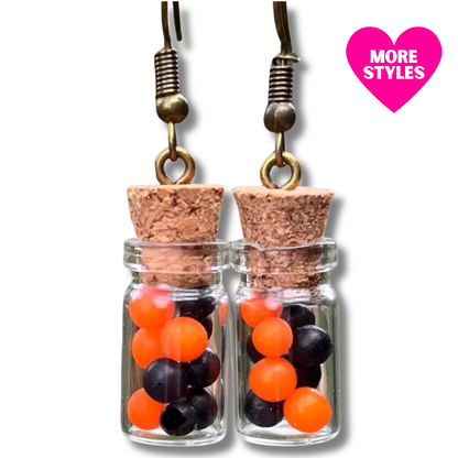 Halloween Candy Jar Earrings