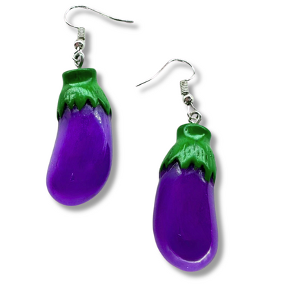 Eggplant Earrings