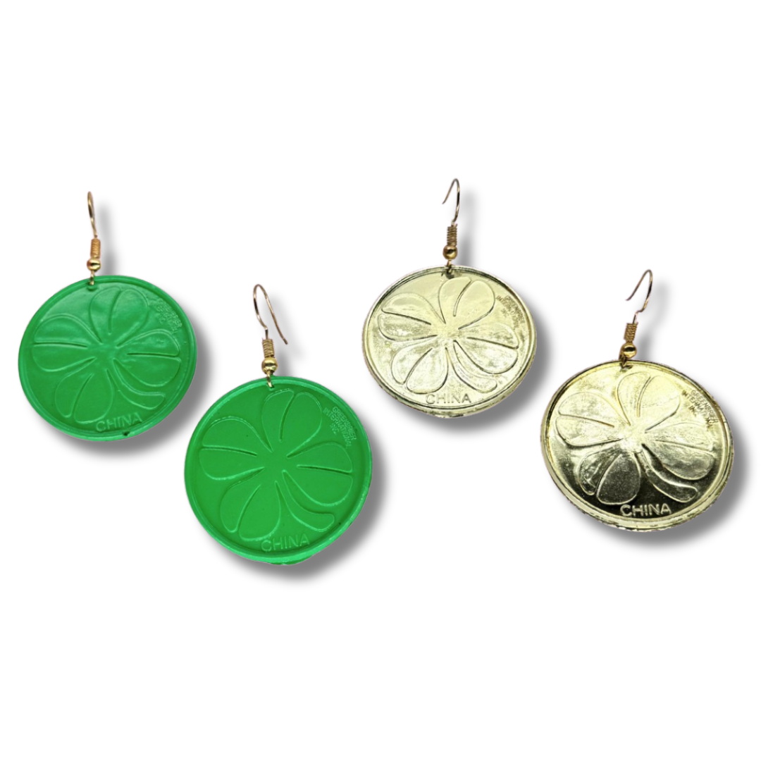 Single Coin Earrings