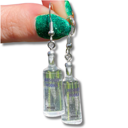 Vodka Bottle Earrings