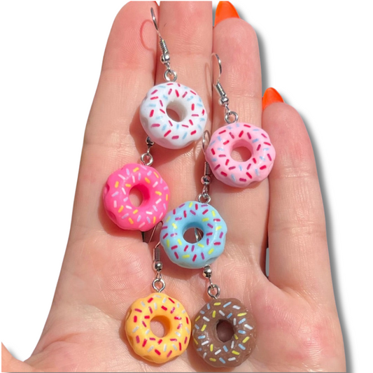 Sprinkle Donut Earrings