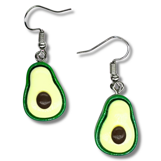 Small Avocado Charm Earrings