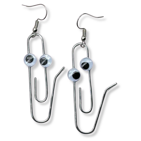 Clippy Paperclip Earrings