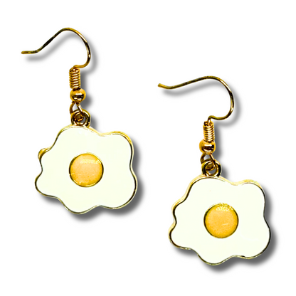 Egg Splat Charm Earrings