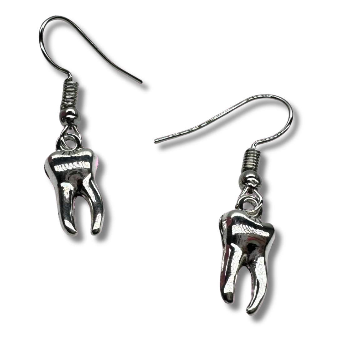 Tooth Charm Earrings