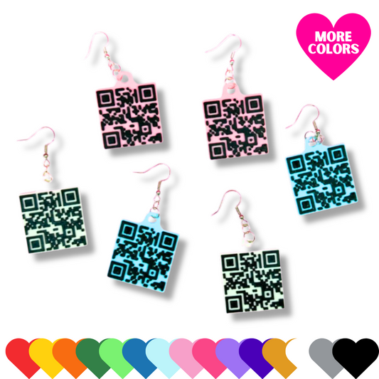 QR Code Earrings