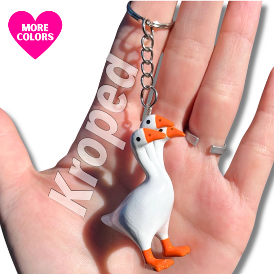 3 Headed Duck Keychain