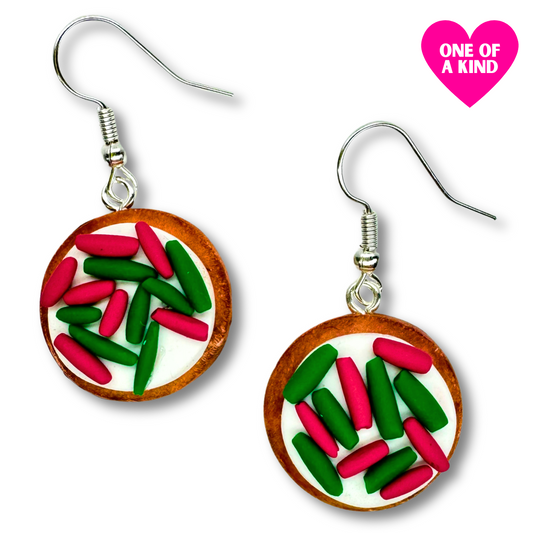 Christmas Sugar Cookie Earrings