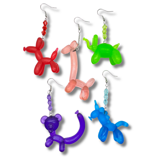 Balloon Animal Earrings