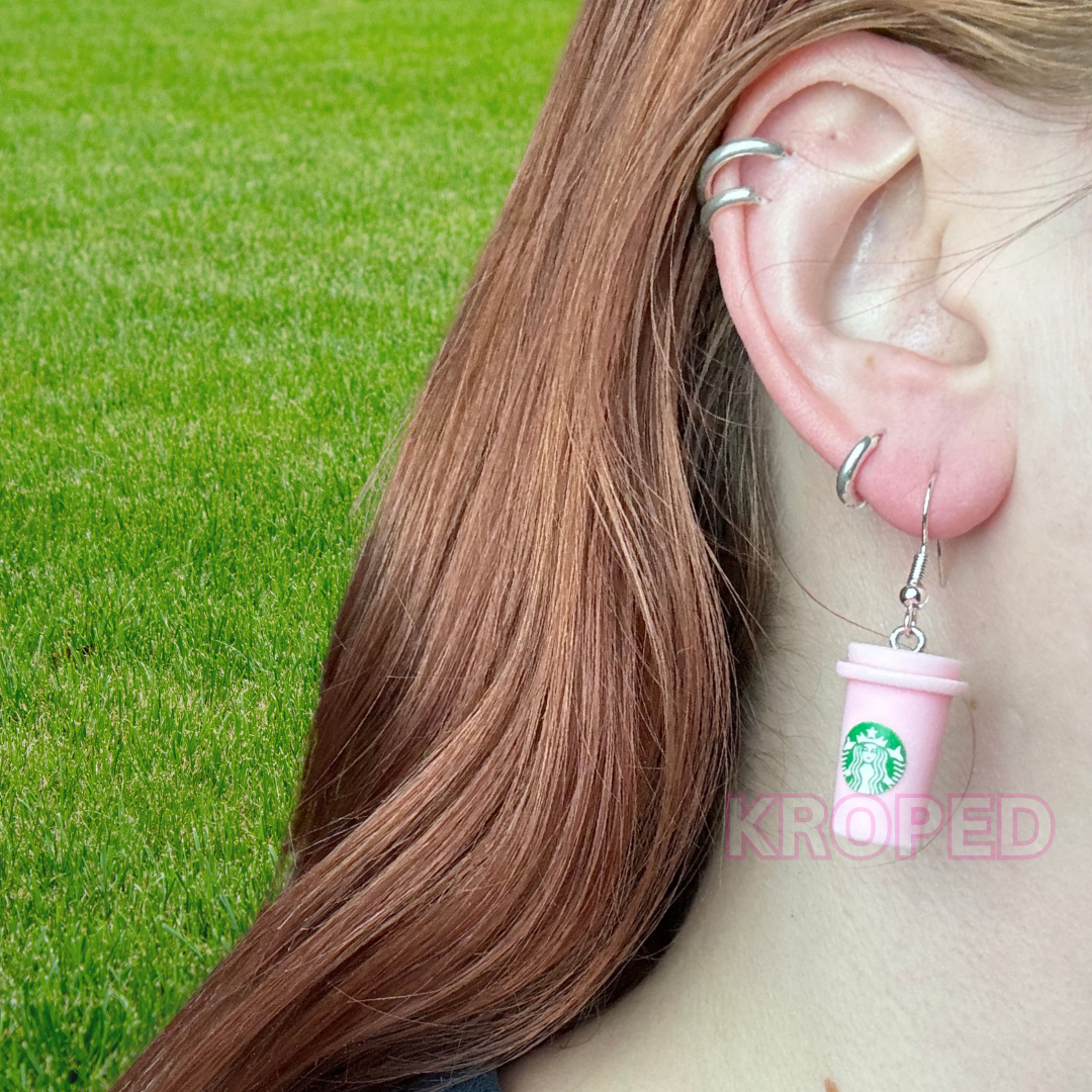 Bucks Coffee Cup Earrings