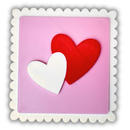 Heart Stamp Magnet