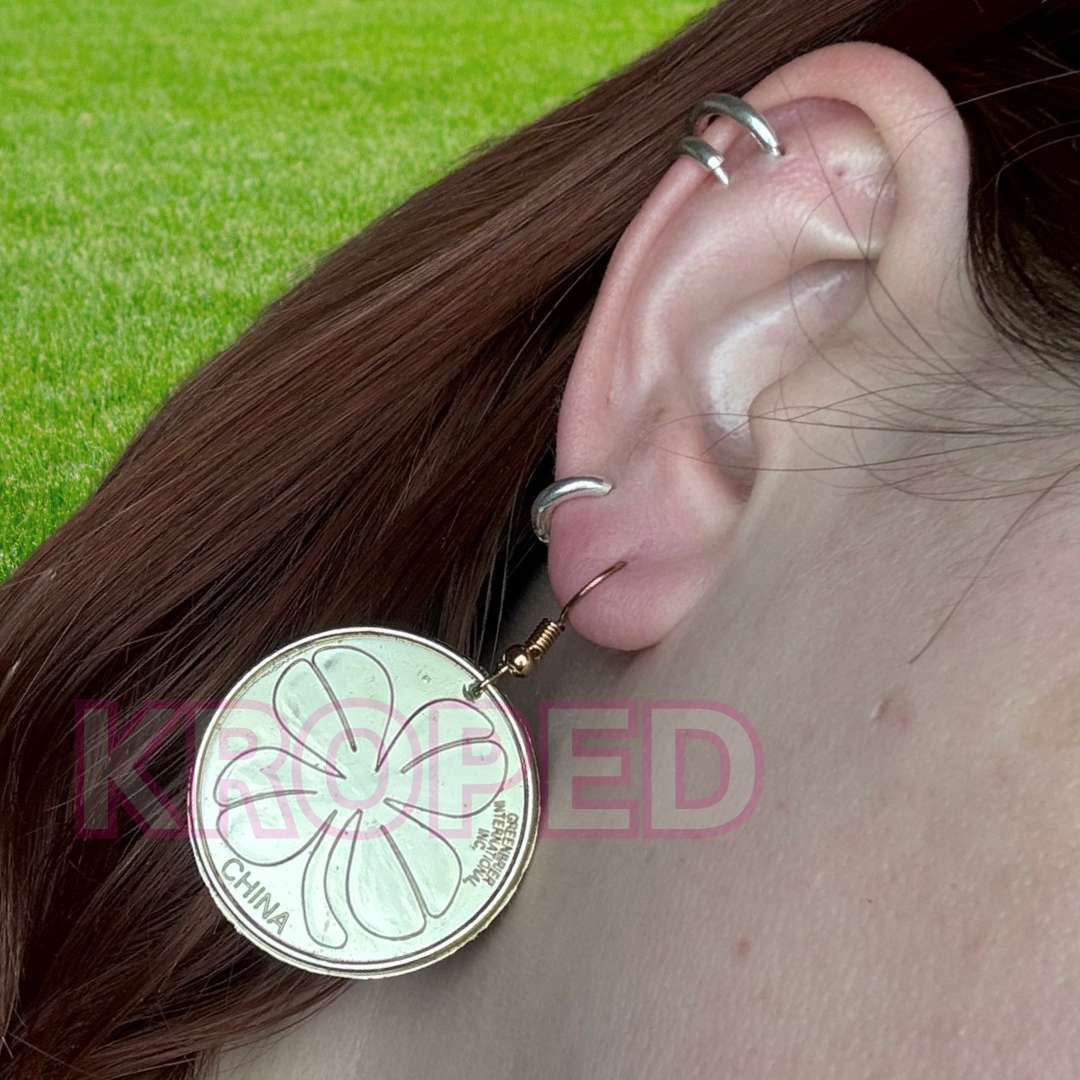 Single Coin Earrings