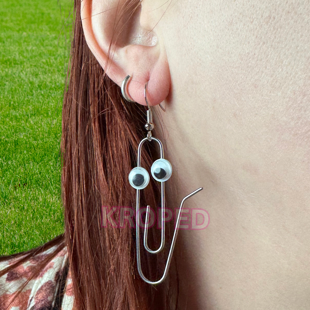 Clippy Paperclip Earrings
