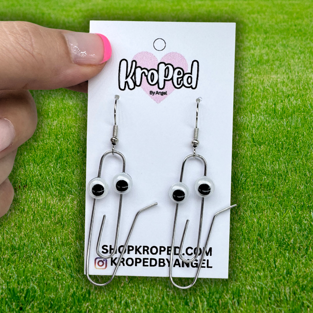 Clippy Paperclip Earrings