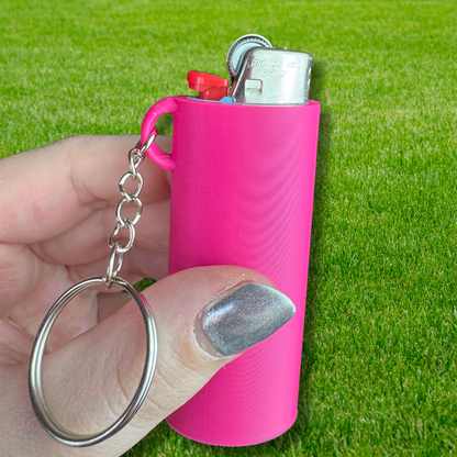 3D Printed Lighter Case Keychain - Made for BIC Lighters