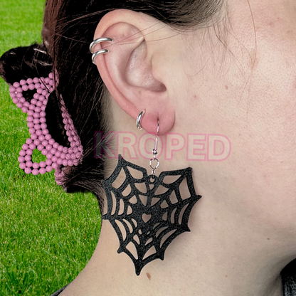 Heart Spiderweb Earrings