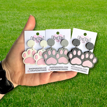 Pet Paw Stud Earrings - More Colors