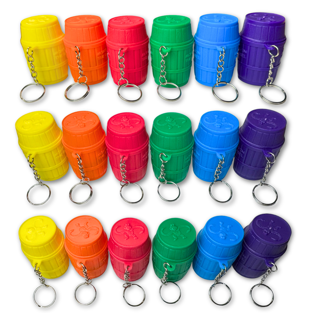 Monkey Barrel Game Keychain - More Colors