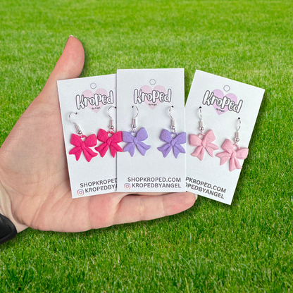 Tiny Bow Earrings - More Colors