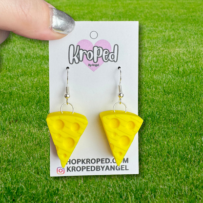 Cheese Wedge Earrings