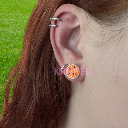 Halloween Sugar Cookie Stud Earrings