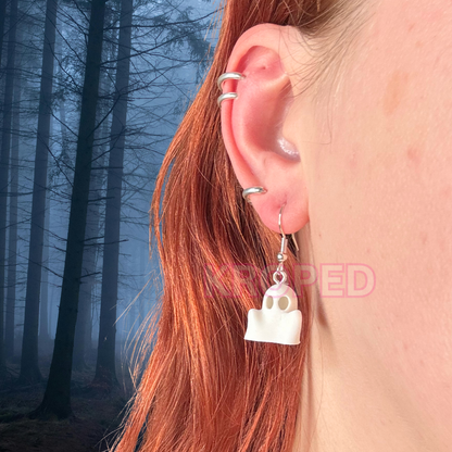 Tiny Ghost Earrings - More Colors