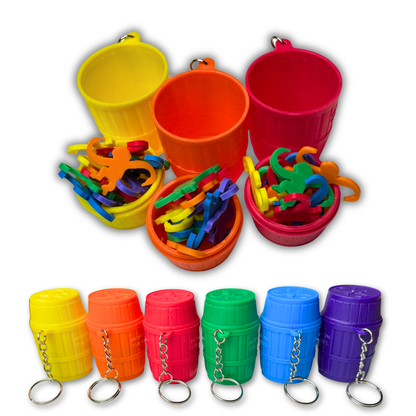 Monkey Barrel Game Keychain - More Colors